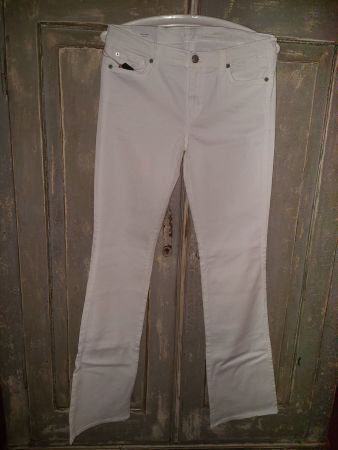 7 for all mankind . the skinny bootcut weiss 31