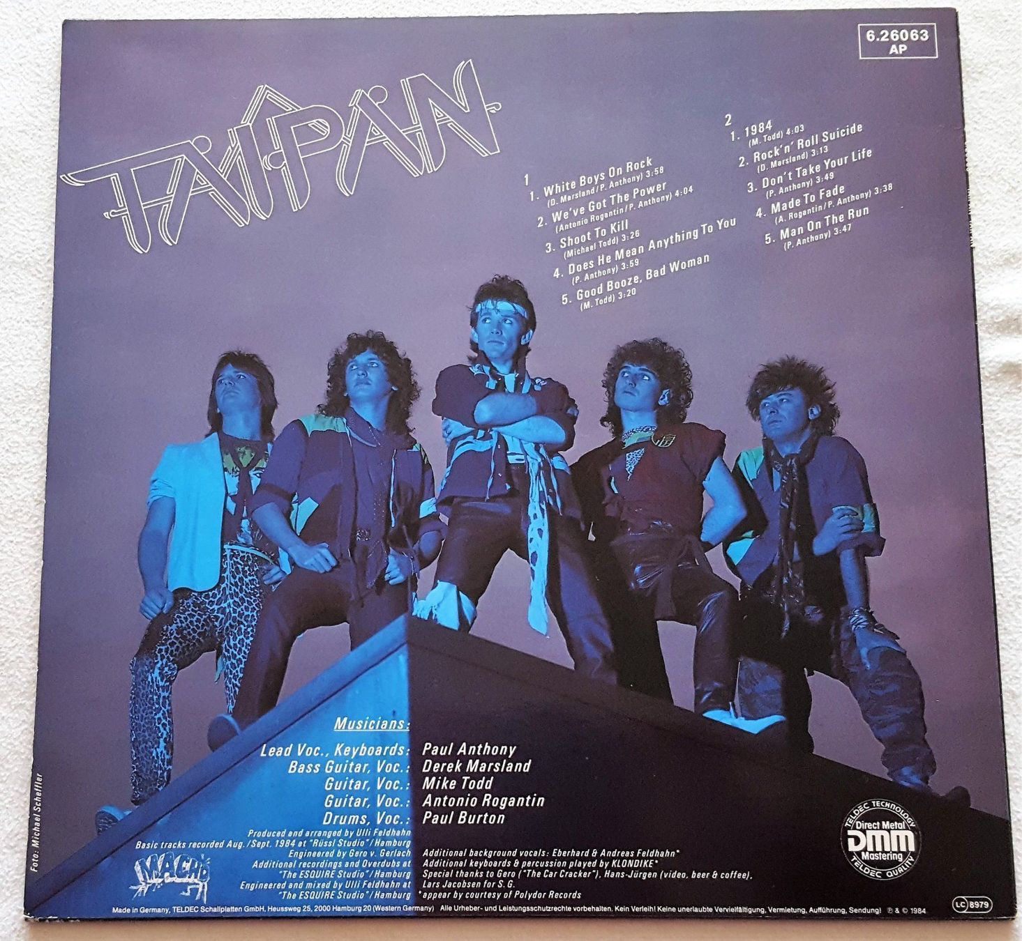 Dischi in vinile: Taipan - Taipan - LP - 1984 - First Press – Usato da Uster venduto da Zardodel 1
