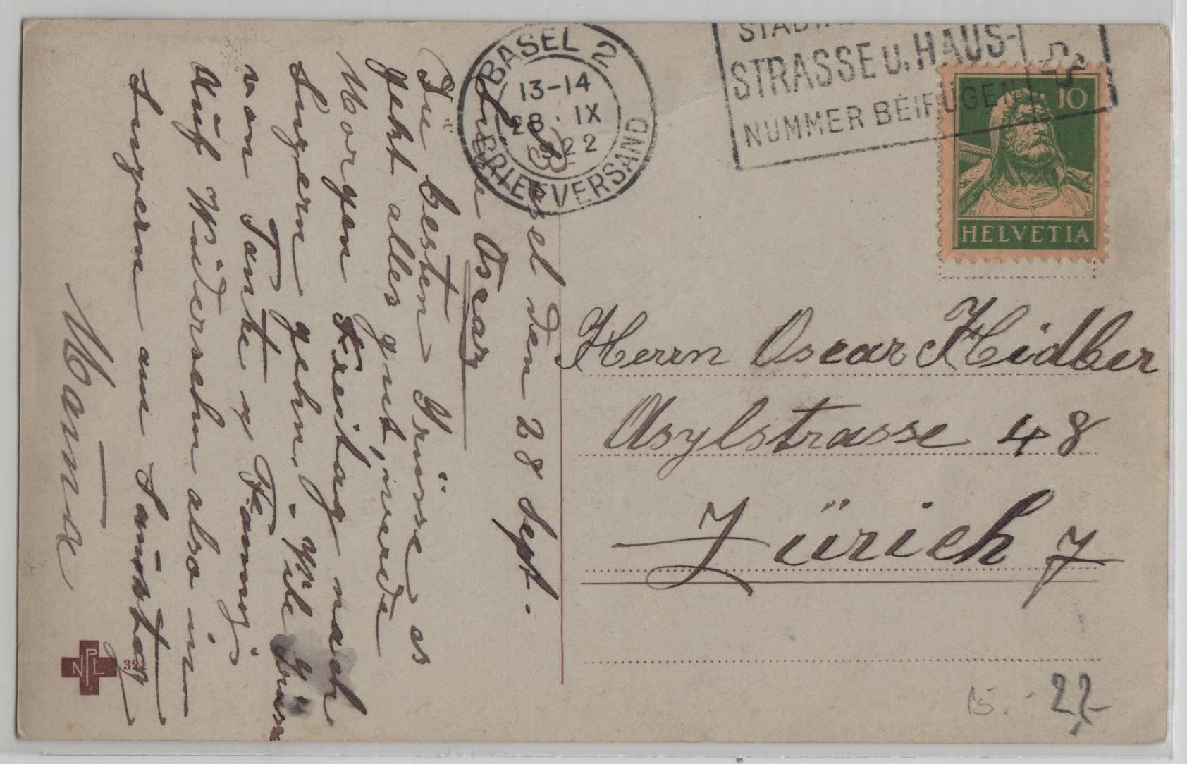 Cartoline postali: Basel - Der Letzi-Turm – Antico da Ettingen venduto da Kartenplanet 1