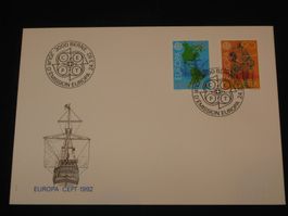 Werbemarken Europa FDC 1992 Nr. 826-827