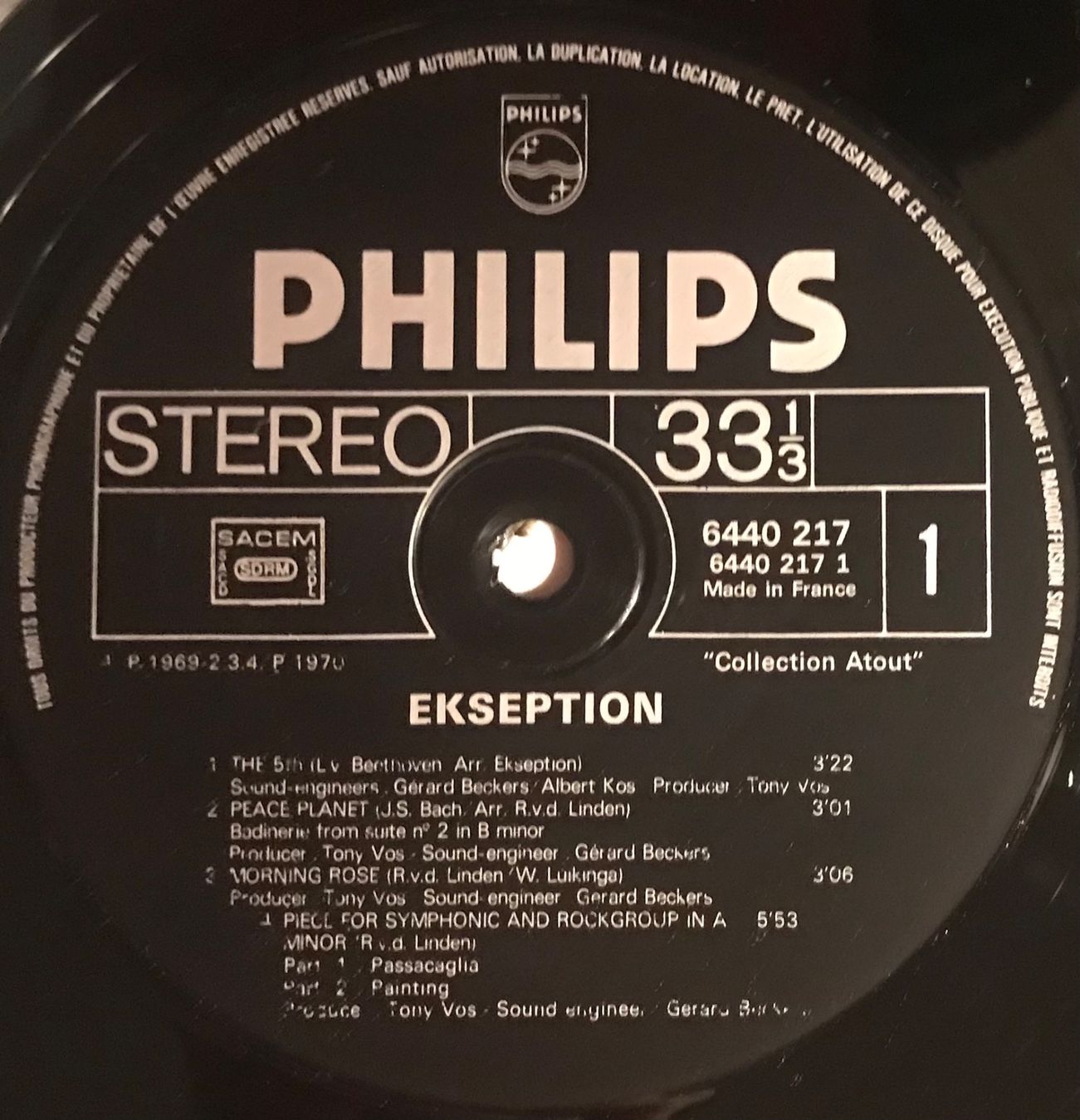 Dischi in vinile: EKSEPTION - A LA TURKA - 33 Tours – Usato da Bussigny venduto da vinyl-pas-cher 2