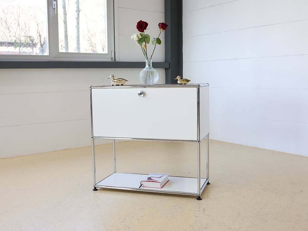 USM Scaffali: USM Haller Sideboard in Reinweiss – Usato da Meinisberg venduto da atelier_TILIJA 3