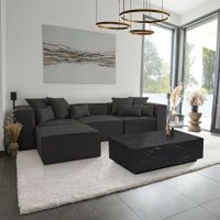 21557 - Modulares Sofa VANES L - Anthrazit Couch