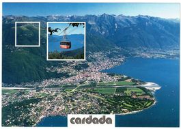 Locarno - 3 Bild AK Cardada