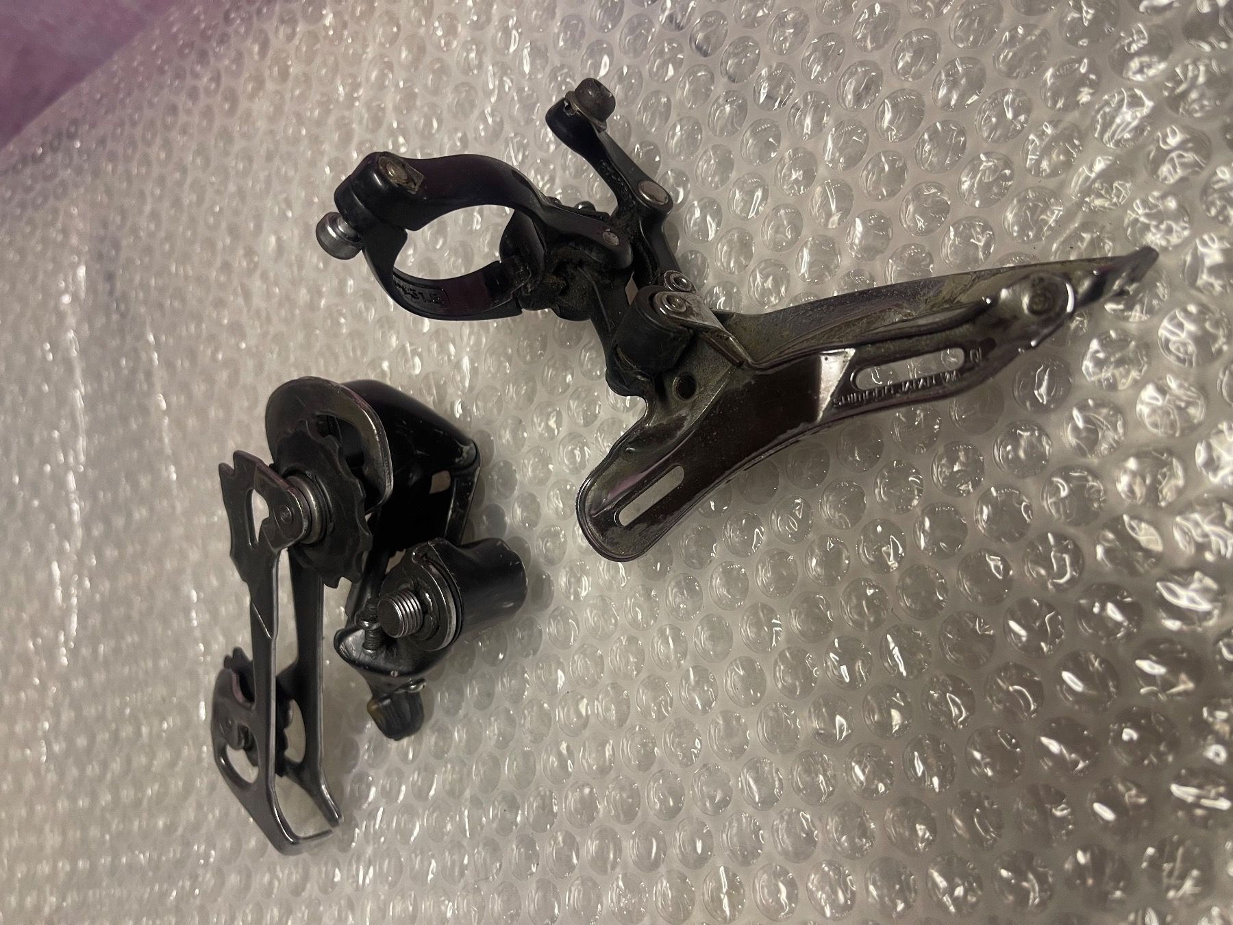 Shimano Ersatzteile: Shimano Deore LX 31,8 Umwerfer und Schaltwerk – Gebraucht aus Giubiasco von bulag 4