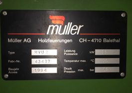 Schnitzelheizung 25 KW Müller / Viessmann Co2 neutral