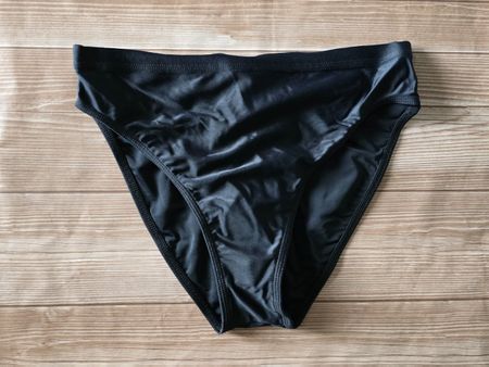 🤩​​ Arena Vintage Bikinihose / Brief - 36 - High Cut Black