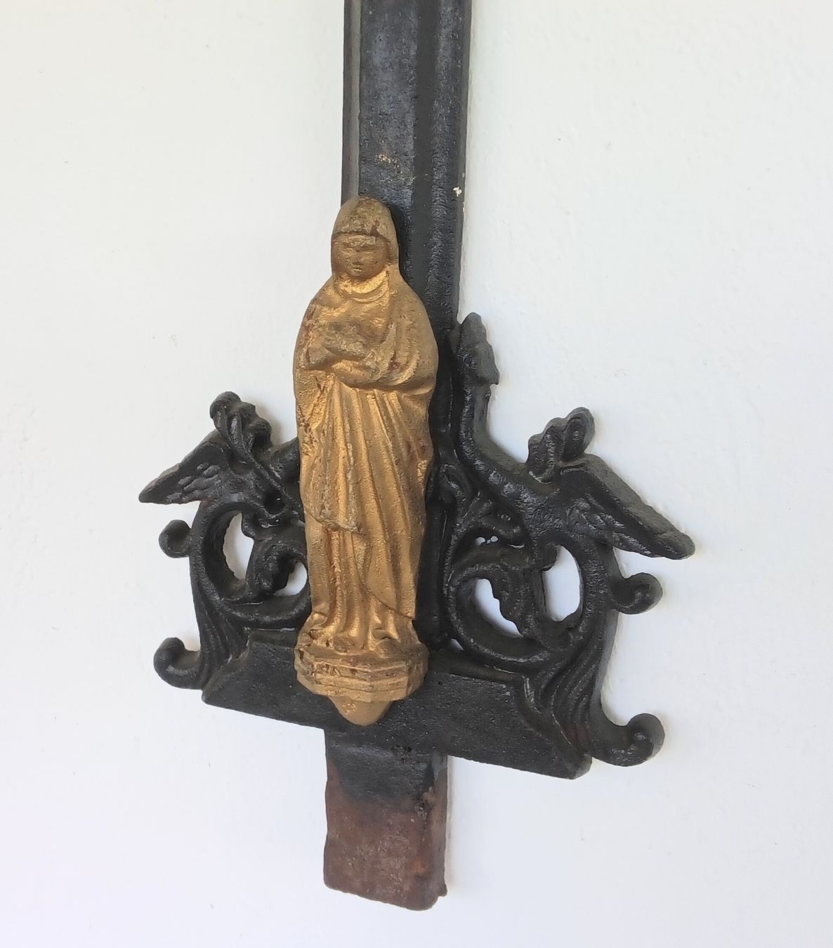 Sculture & Statue: Altes/antikes Grabkreuz aus Eisen ca. 1900 – Usato da Feldbach venduto da carlotta111 3