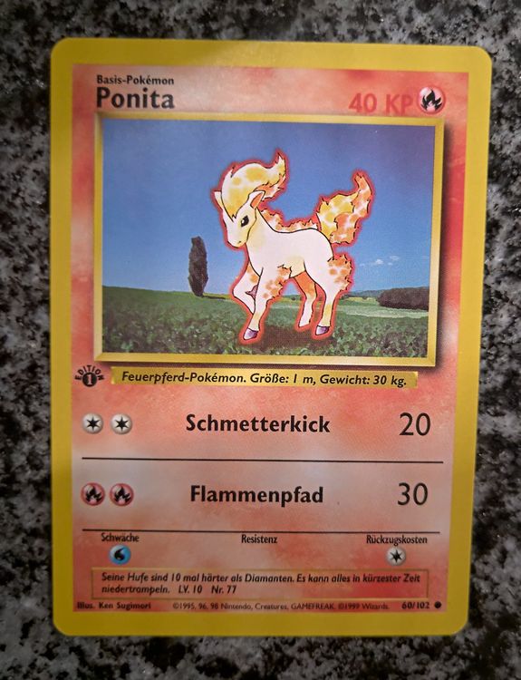 Pokemon Ponita 1 Edition | Kaufen auf Ricardo