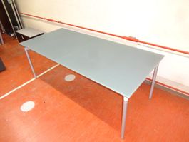 Esstisch aus Glas ausziehbar 200 cm bis 240 cm