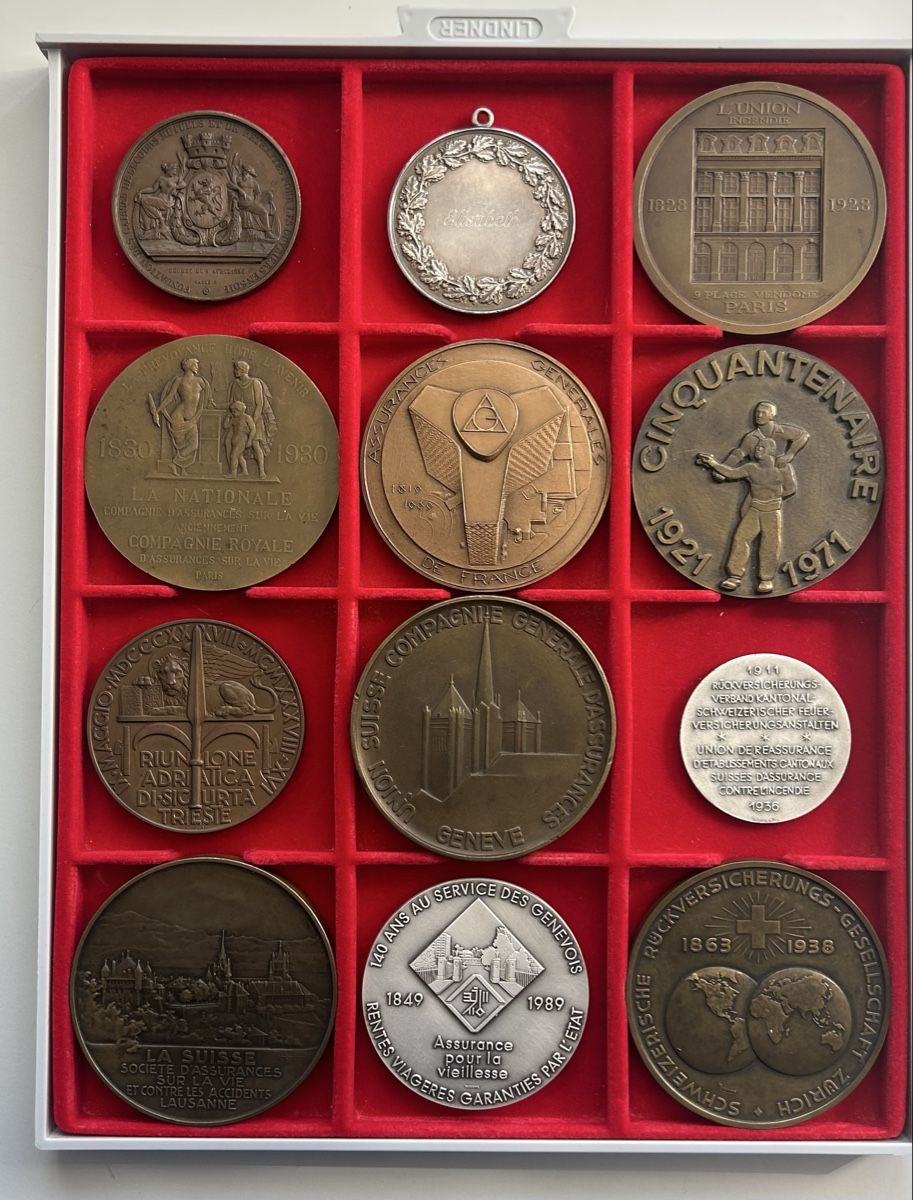 Medaglie: Historische Sammlung Versicherungs - Medaillen – Usato da Gossau SG venduto da Gallus00 1