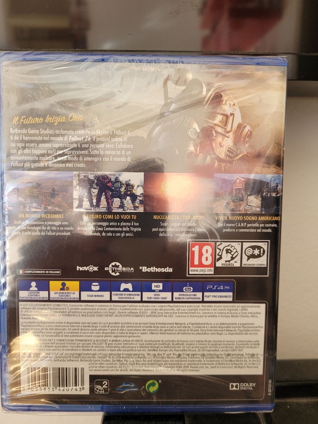 Spiele: Fallout 76 PS4 Nuovo Sigillato – Neu und originalverpackt aus Lugano von adam1923 1
