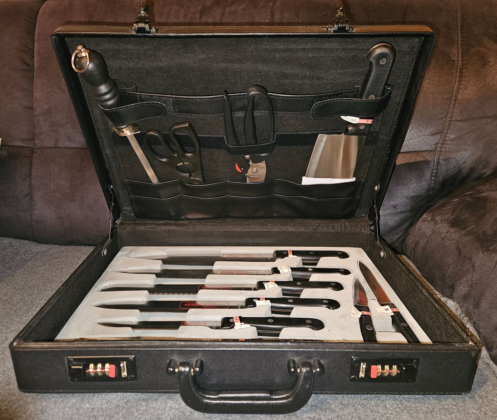 Messer: Messer-Set im Koffer – Neu (gemäss Beschreibung) aus Emmetten von kuminasaba