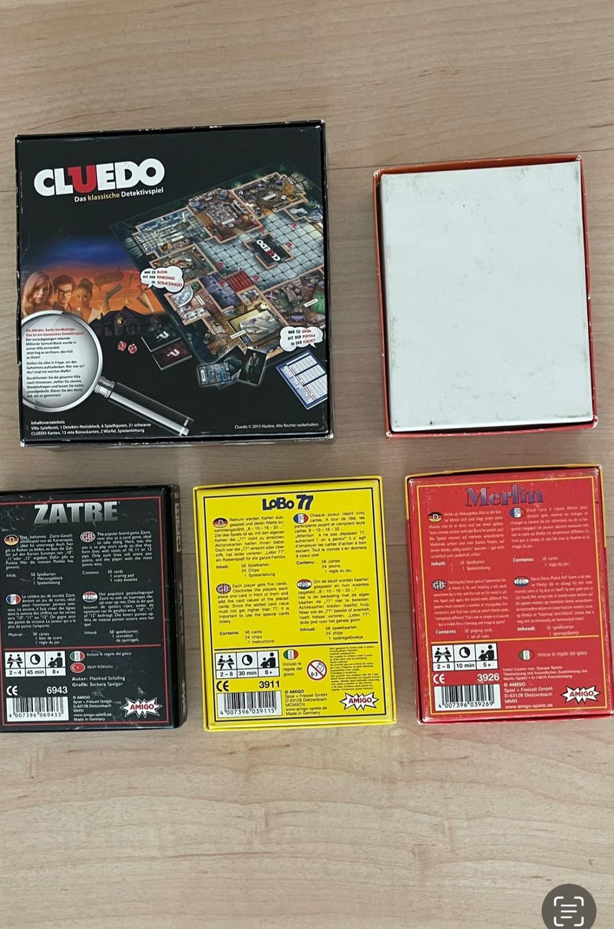 Giochi: Spiele Set 5 Stück – Usato da Wetzikon ZH venduto da Schrungus 1