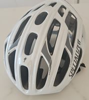 Fahrradhelm Specialized weiss grau akzeptabler Zustand