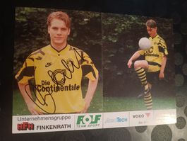 Tim Gutberlet - handsignierte BVB Doppel-Autogrammkartearte