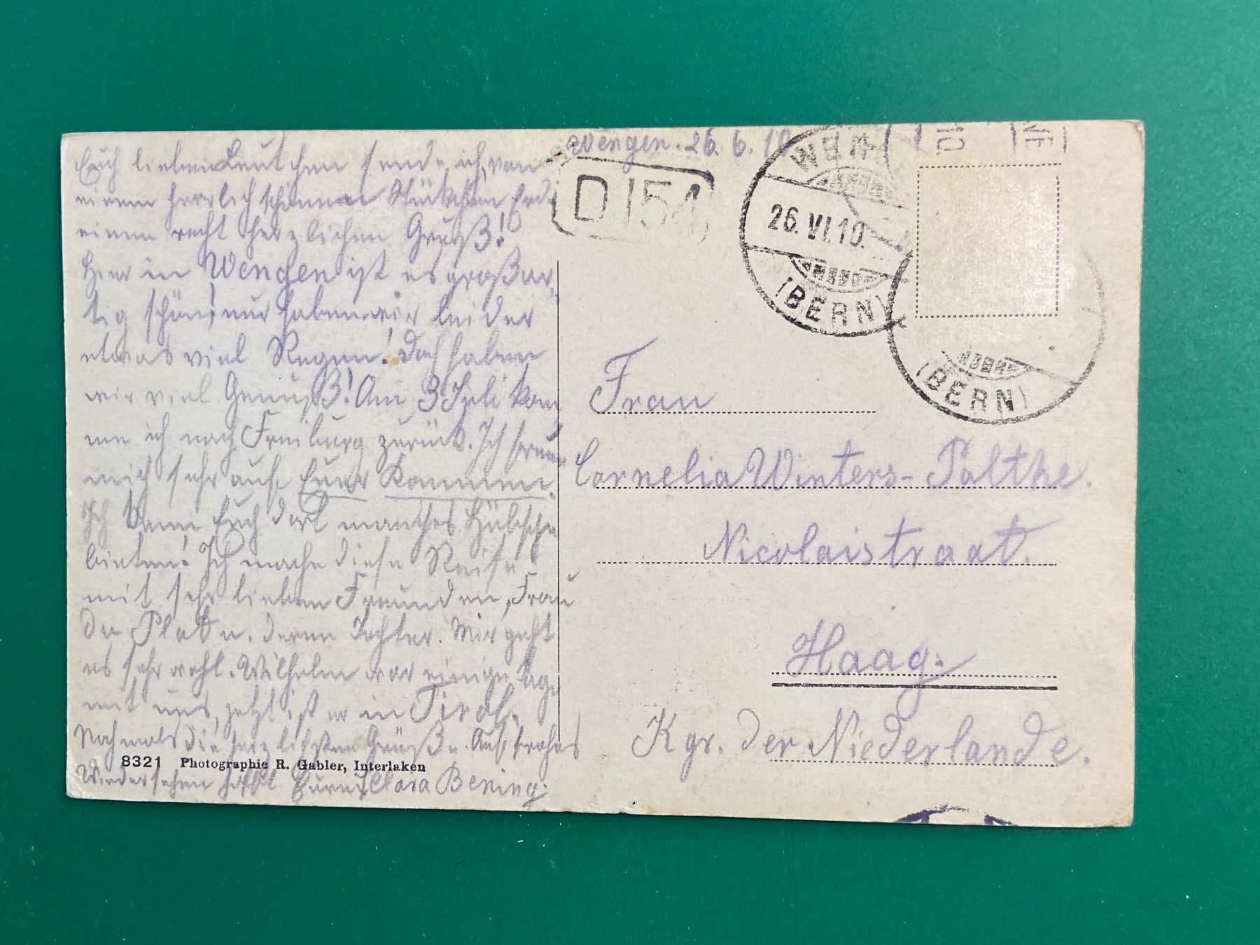 Cartoline postali: Interlaken - Die Jungfrau – Usato da Steg VS venduto da _vinci_ 1