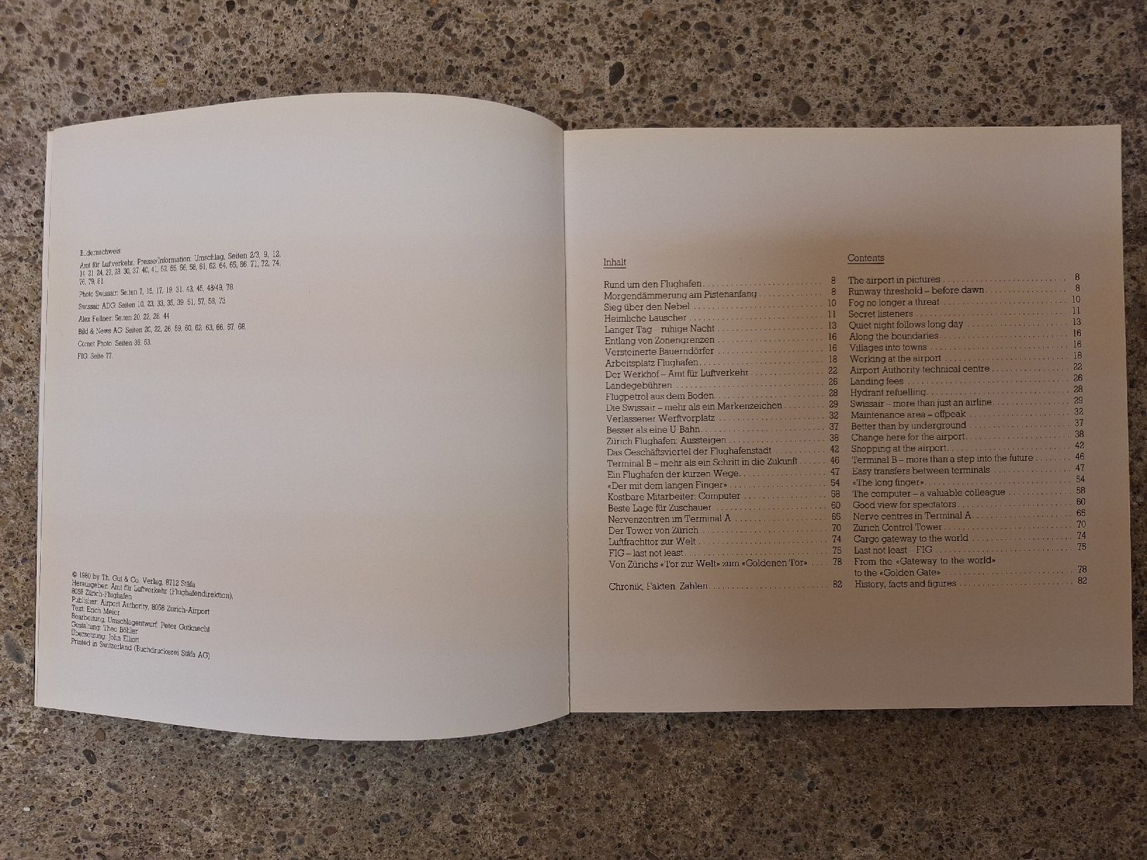 Libri: Flughafen Zürich Buch  – Usato da Niederglatt ZH venduto da Bobsli 2