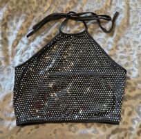 Top dos nu noir à paillettes - Parfait pour l'été !