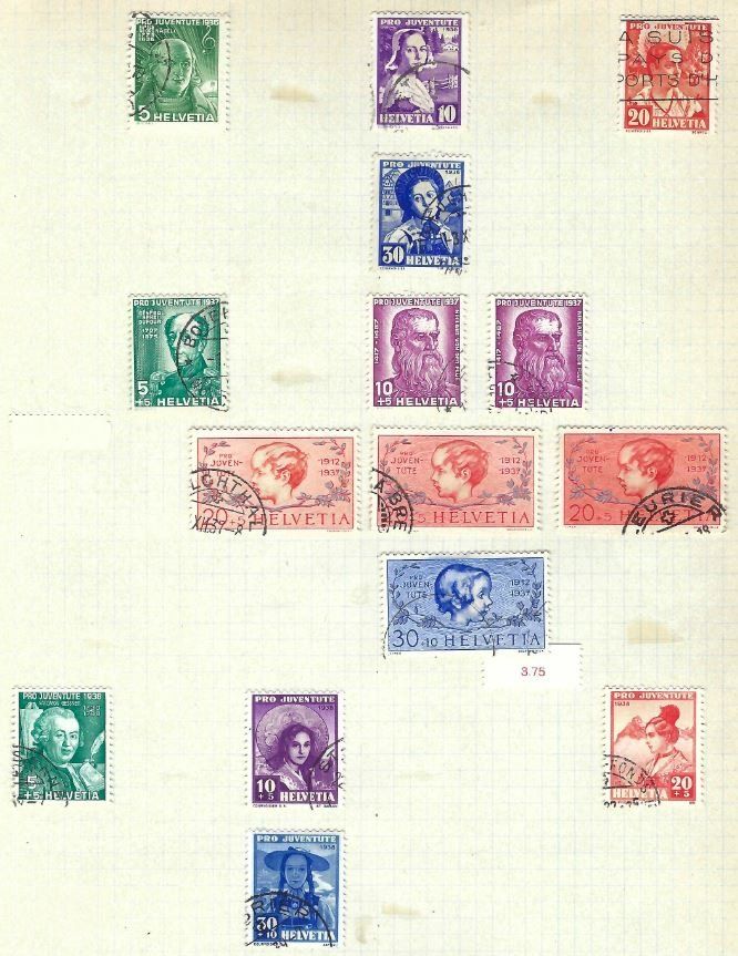 Tutti i francobolli: Pro Juventute Samlung ab 1913 / Collection Pro Juventute – Usato da PRANGINS venduto da Dorp 4
