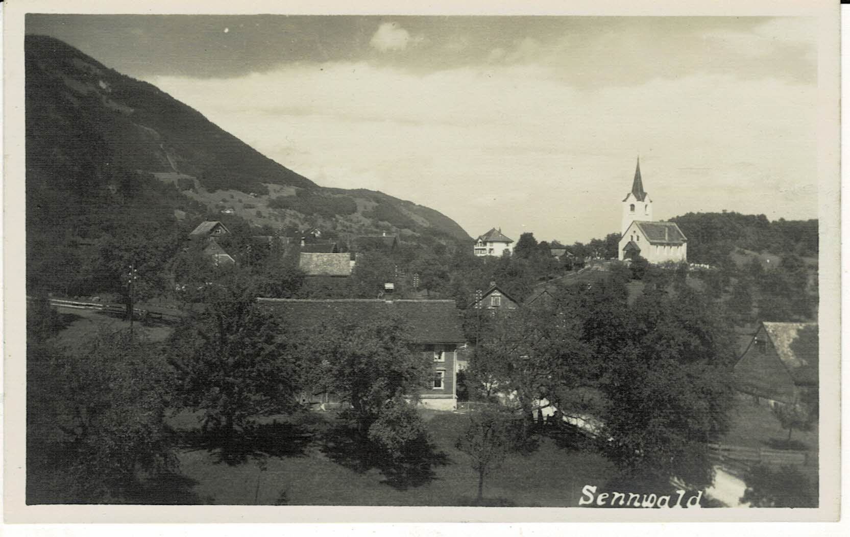 Ansichtskarten: SENNWALD SG um 1920! – Neu (gemäss Beschreibung) aus Hergiswil NW von Kartenfrau