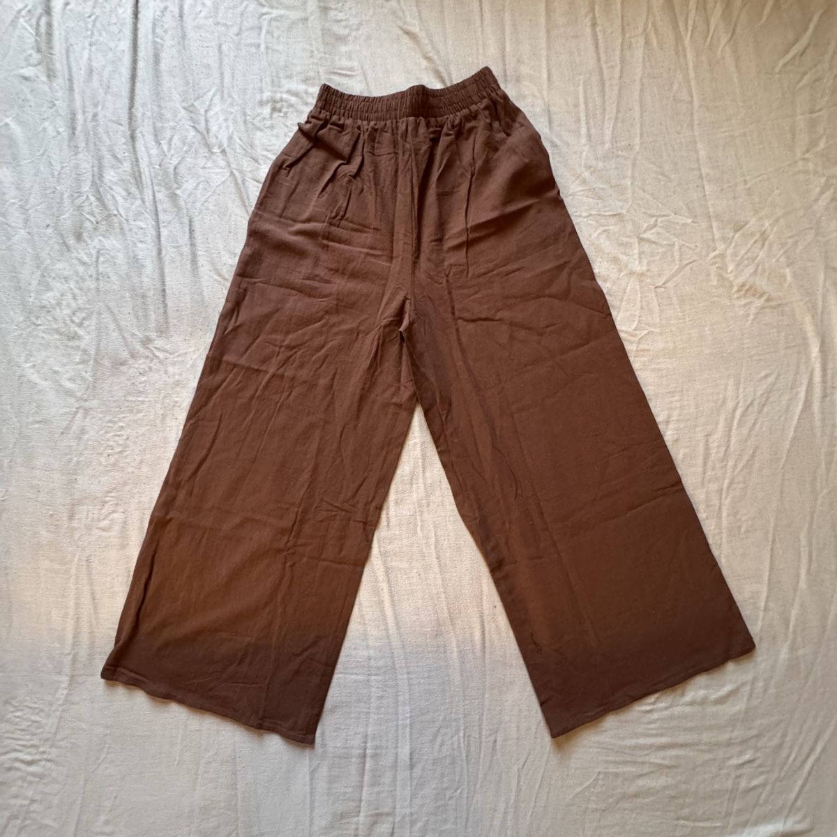Pantaloni: Pantalon fluide marron • xs – Nuovo (secondo la descrizione) da Les Diablerets venduto da Marion.Frida 1