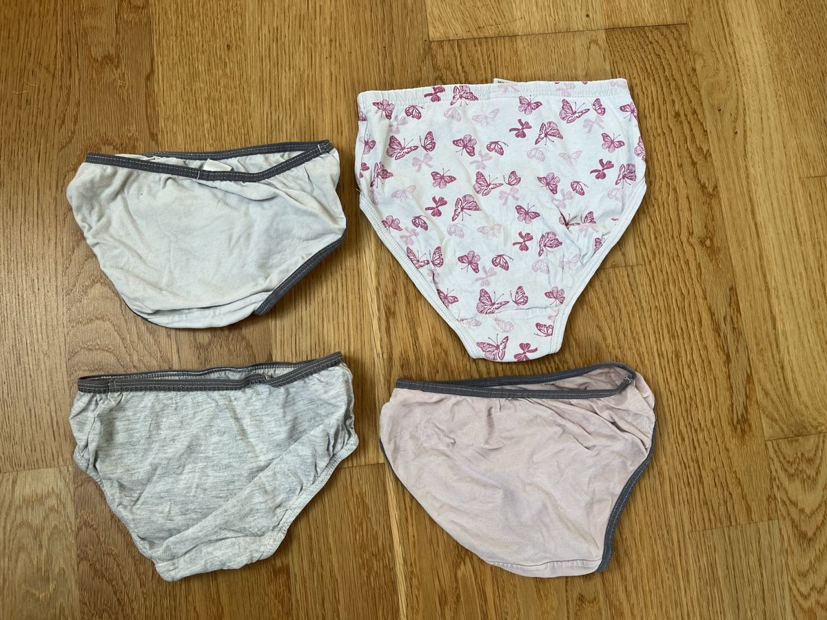 Biancheria intima: 4x Slip Mädchen Gr. 98/104 – Usato da Bern venduto da farfalla22 1