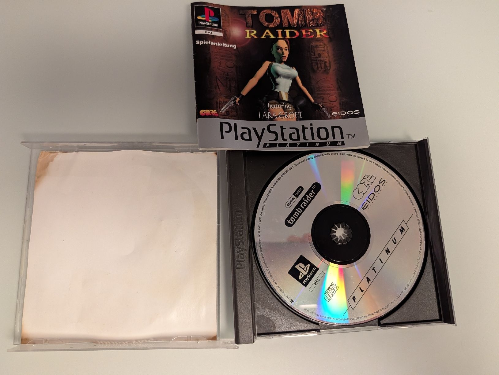 Sony Giochi: Tomb Raider Platinum (PS1) – Usato da Winterthur venduto da sax8400