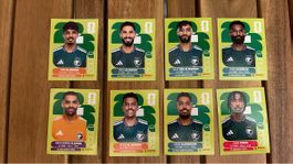 Panini Sammelkarten Saudi Arabien 8 Stk