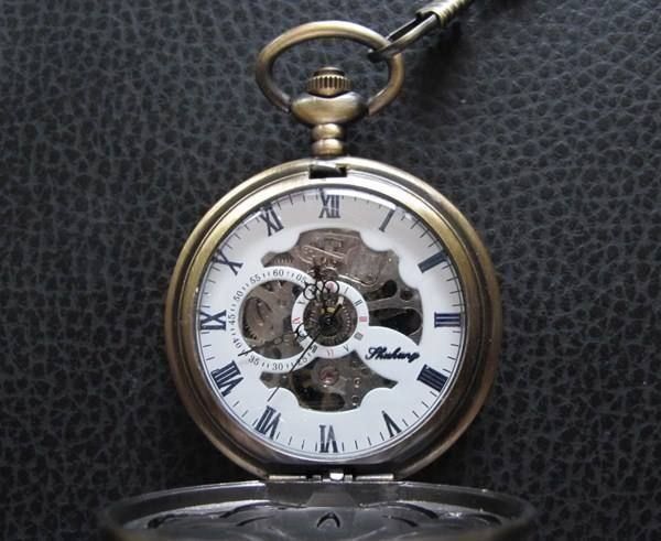 Orologi: Mech. Taschenuhr Victorian Steampunk – Nuovo (secondo la descrizione) da Schwanden GL venduto da UHRKNALL 2