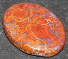 Cabochon L-8115 – Marokkanischer Nahtachat 23x18mm