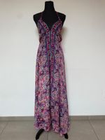 Boho Maxineckholderkleid aus Seide/Viscose