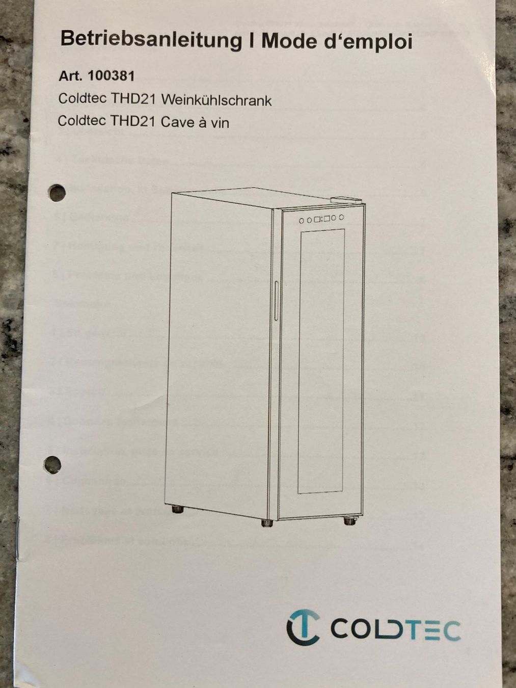 Kühlschrank: Weinkühlschrank – Gebraucht aus Riehen von inf_2d55 3