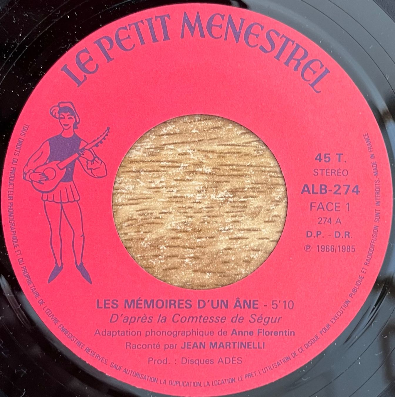 Vinyles: LES MEMOIRES D'UN ÂNE – D'occasion à Bussigny par vinyl-pas-cher 7