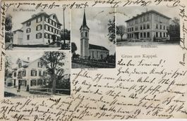 Gruss aus Kappel SG, 1904, TOP RAR!