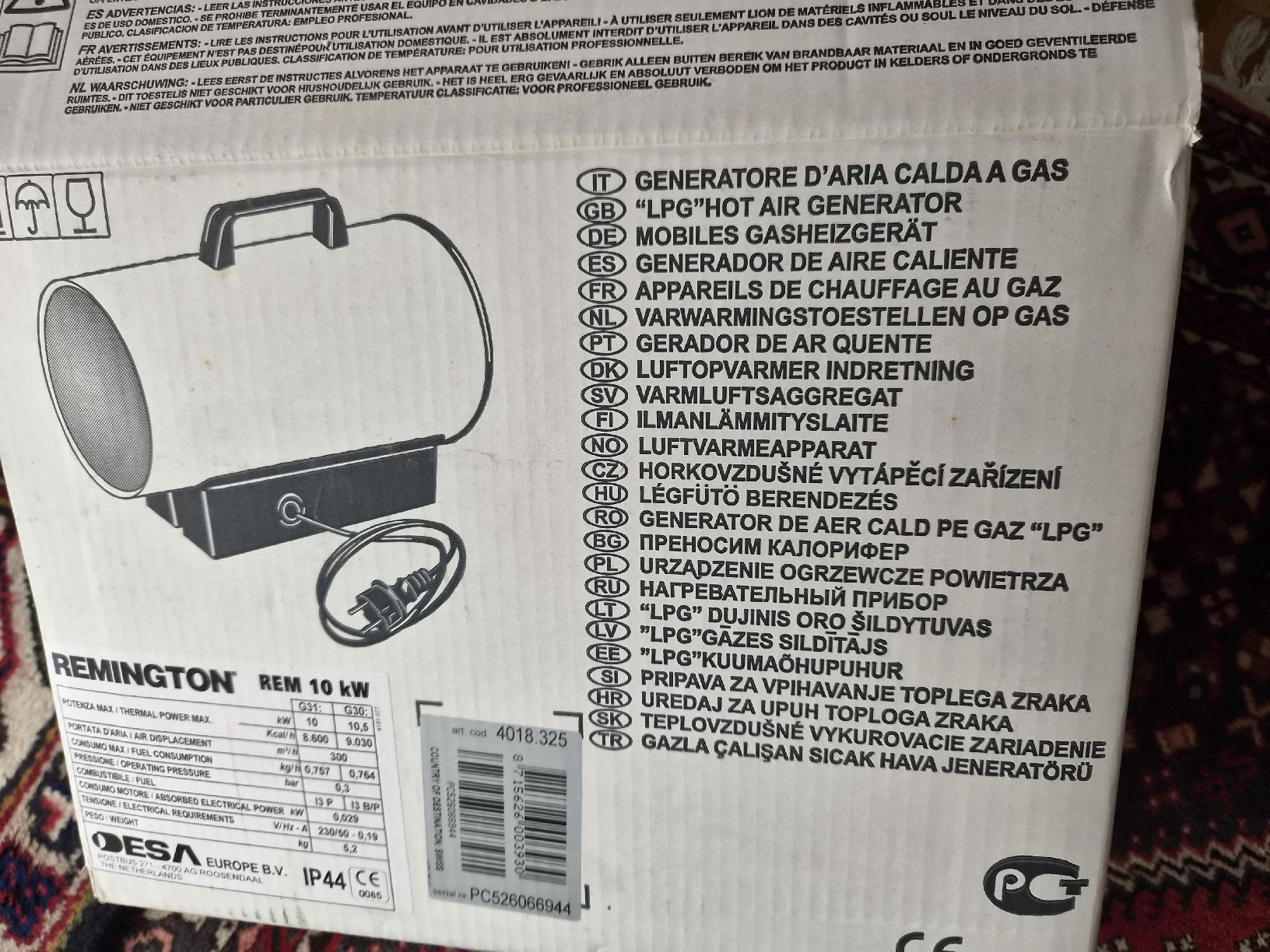 Remington Radiateurs: Heizkanone – Neuf avec emballage d'origine à Gais par goldzeit 2
