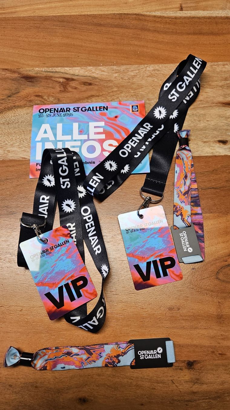 Biglietti: Openair St. Gallen 2x VIP Pässe – Nuovo e nell'imballaggio originale da Zuzwil SG venduto da Coffeeshelf