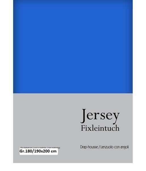 Biancheria da letto: Jersey Fix Leintuch Gr. 180/200 cm royal – Nuovo e nell'imballaggio originale da Rebstein venduto da Sieberversand