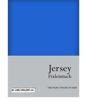 Jersey Fix Leintuch Gr. 180/200 cm royal