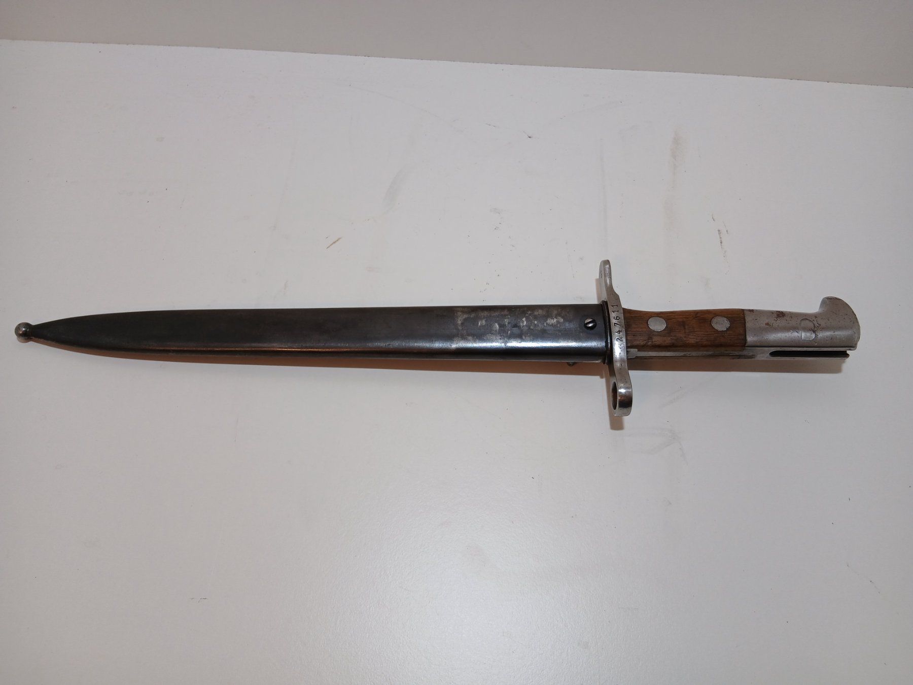 Schweizer Armee Armi bianche: Schweizer Bajonett mit Scheide gebraucht – Usato da Schwendibach venduto da achat01 1
