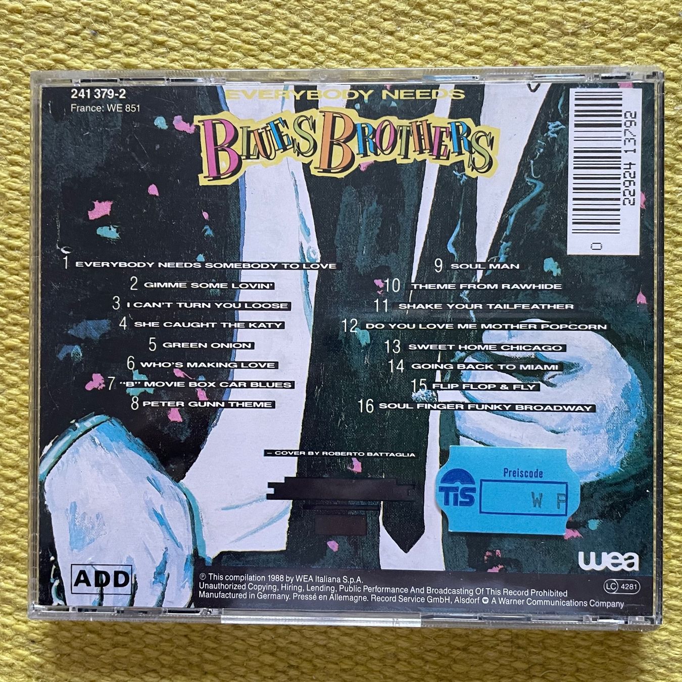 CD: BLUES BROTHERS-EVERYBODY NEEDS – Usato da Rorschacherberg venduto da CD-Roli 1