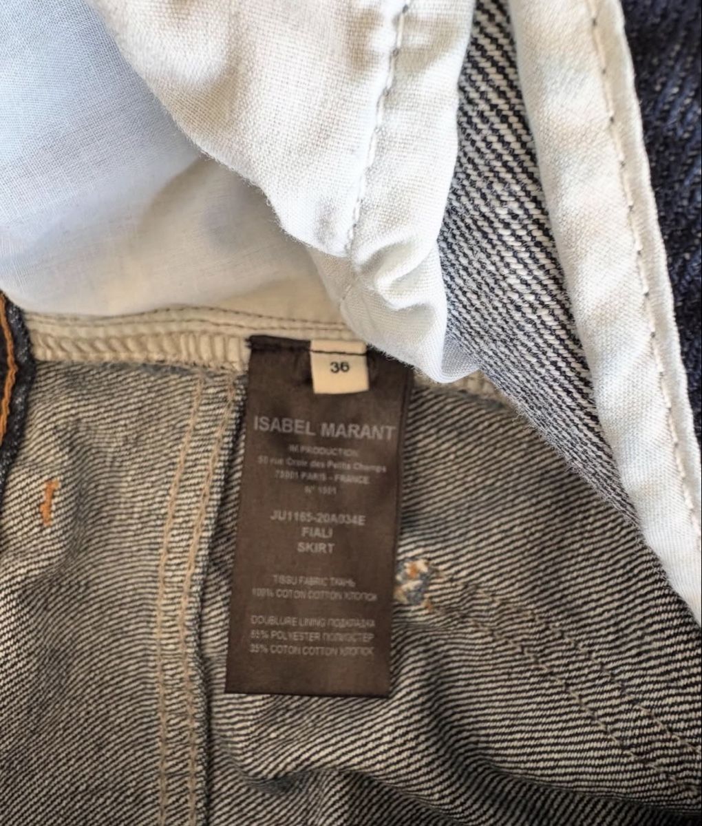 Isabel Marant Gonne: Jupe en jean Isabel Marant étoile – Usato da Lausanne venduto da sansantak 7