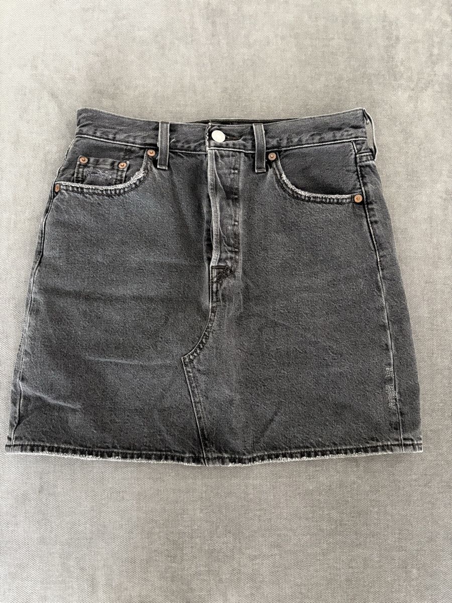 Levi's Gonne: Levi's Premium Minirock, Gr. 26, Grau – Usato da Wimmis venduto da rimnakit
