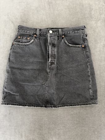 Levi's Premium Minirock, Gr. 26, Grau