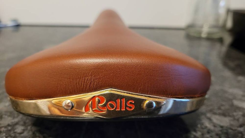 Selle Vintage Selle San Marco Rolls – Cuir Marron – Vélo Course – Occasion