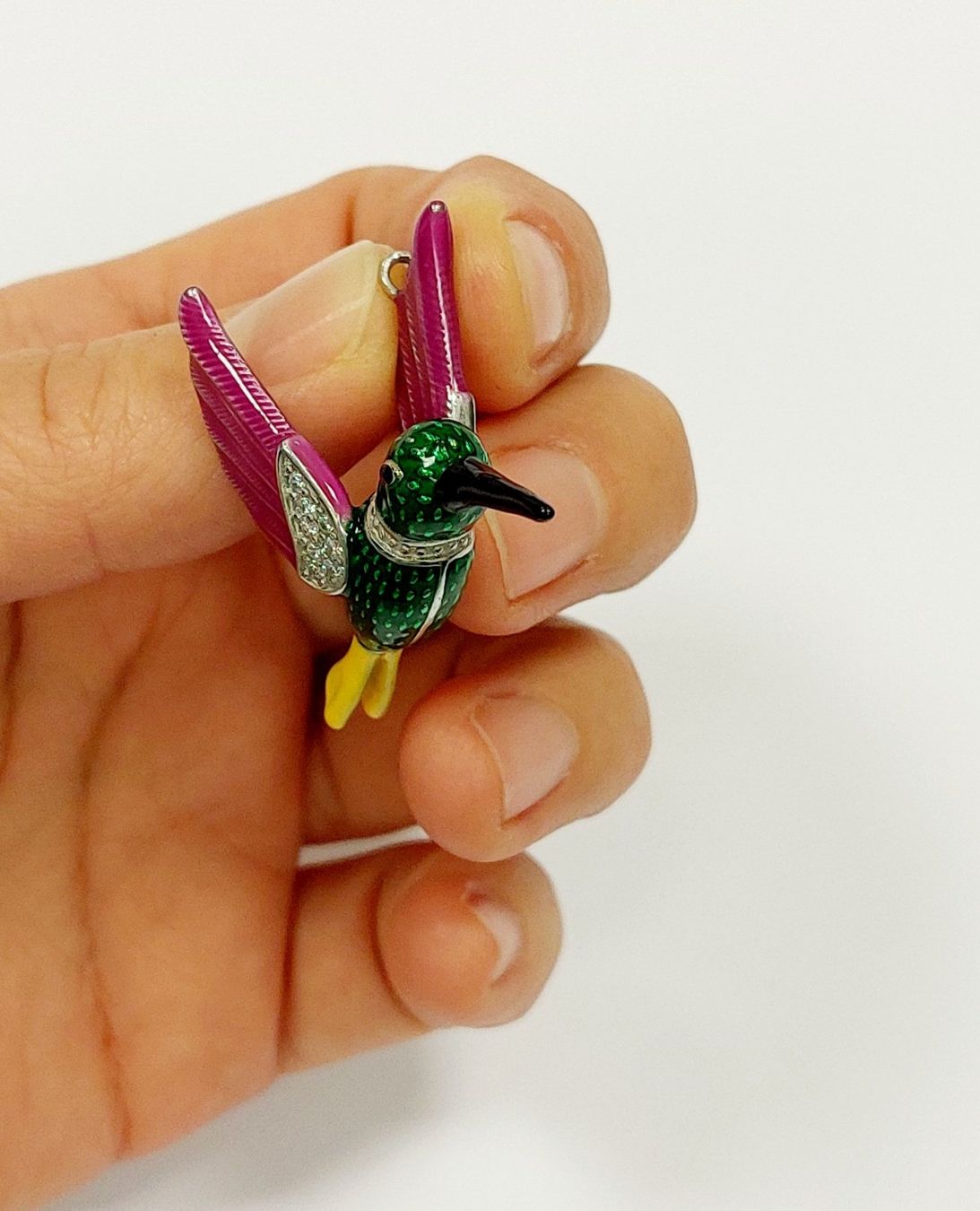 Ciondoli: NEU Grosse Kolibri Anhänger Silber 925 – Nuovo (secondo la descrizione) da Madetswil venduto da triforuz 4