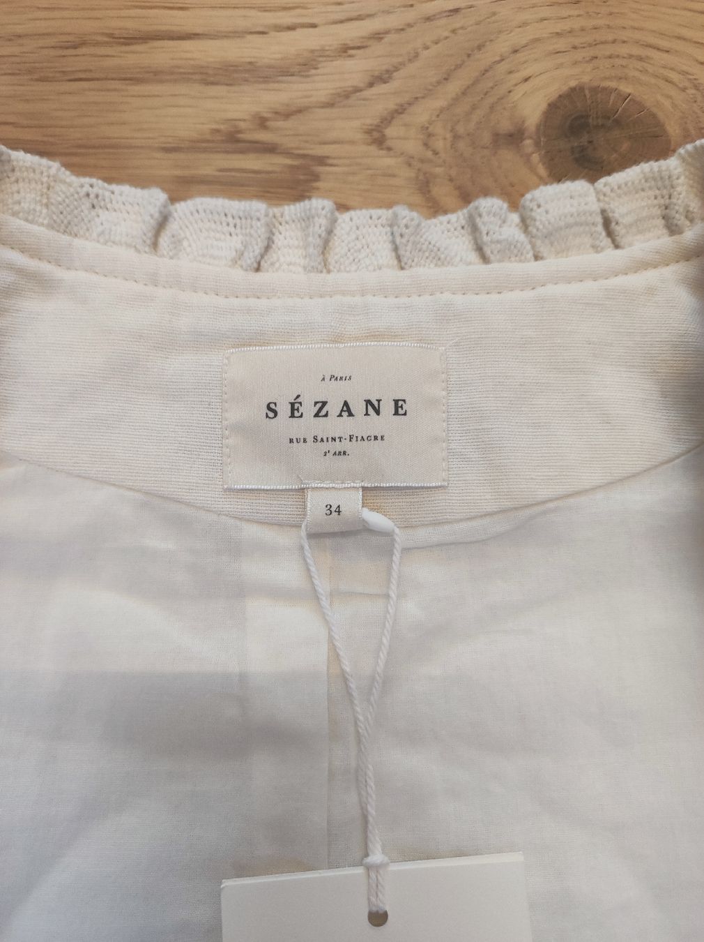 Sezane Gilets: Sezane ETHAN JACKET Ecru Grösse 34 neu – Neuf (Voir description) à Ittigen par deb_2d5g 2