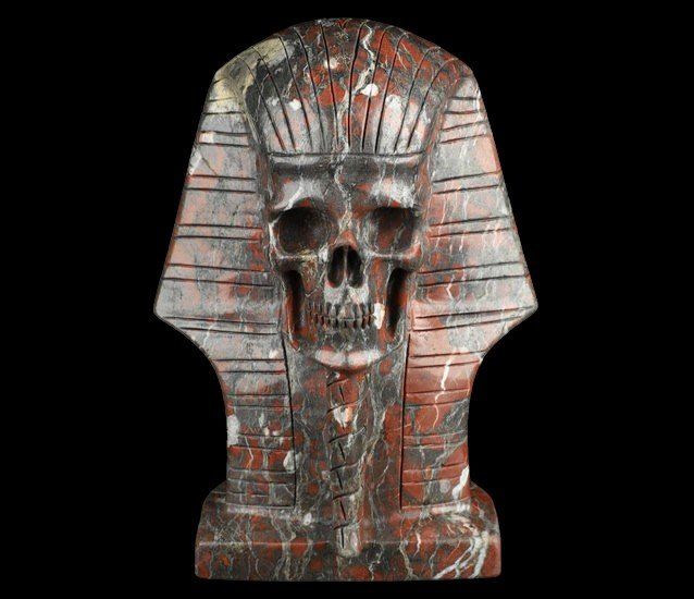Minerali & Pietre curative: Pharao Skull Jaspis – Nuovo (secondo la descrizione) da Walenstadt venduto da vkt_qc8d 2