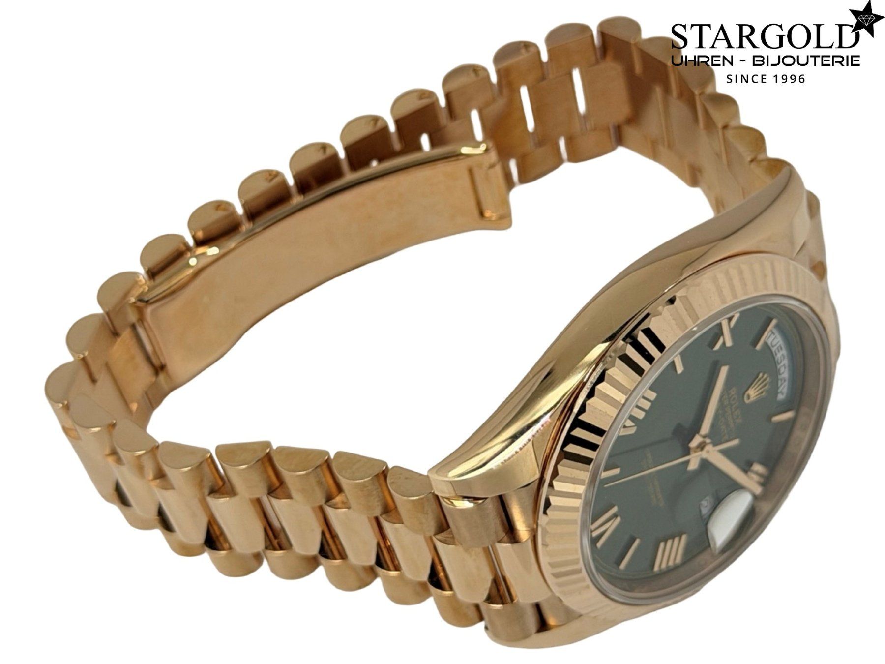 Rolex Orologi: Rolex Day-Date Olive Dial - 228235 – Usato da Zürich venduto da Stargold-Uhren 5