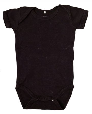 Name it Baby Body schwarz Gr. 62
